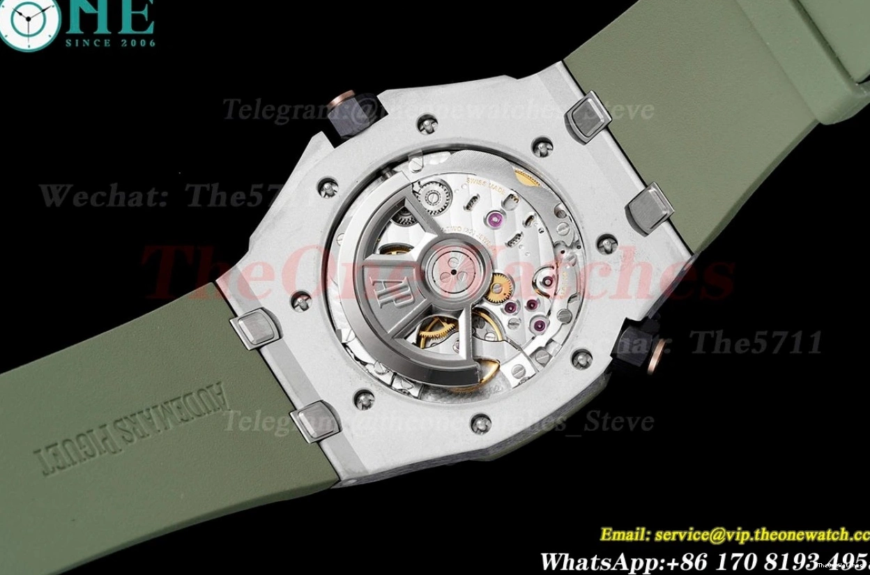 Green Royal 42mm Oak A4308 SS Stk Clone RU Diver Offshore APS 15720 Super 0511
